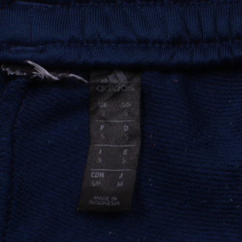 Adidas Men's Blue Jogger Trousers Size S Elastic Waist Sports