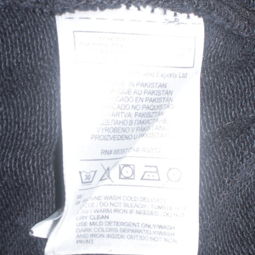 Adidas Men's Black Graphic Logo Crew Neck Sweatshirt Size S