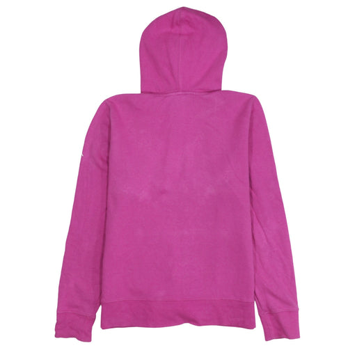 The North Face Womens Pink Pullover Hoodie M Relaxed Fit Logo Sweatshirt