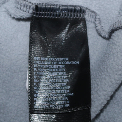 The North Face Men's Grey Full Zip Hooded Fleece Hoodie XS