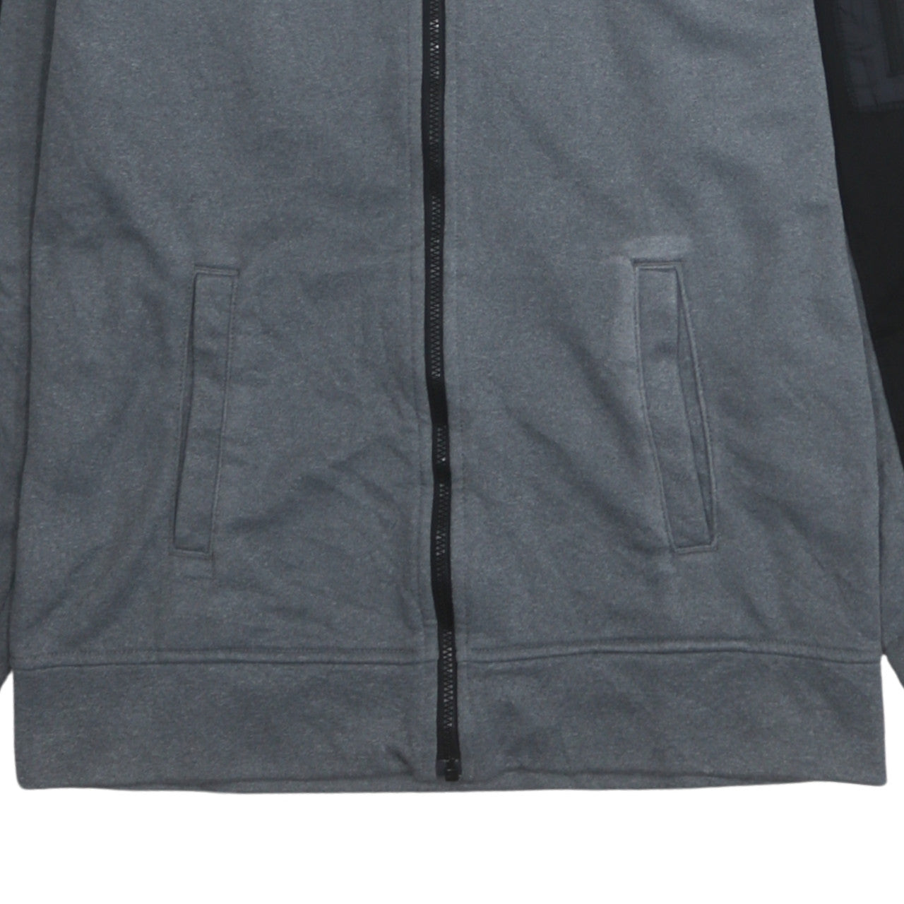 The North Face Men's Grey Full Zip Hooded Fleece Hoodie XS