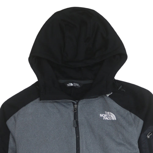 The North Face Men's Grey Full Zip Hooded Fleece Hoodie XS