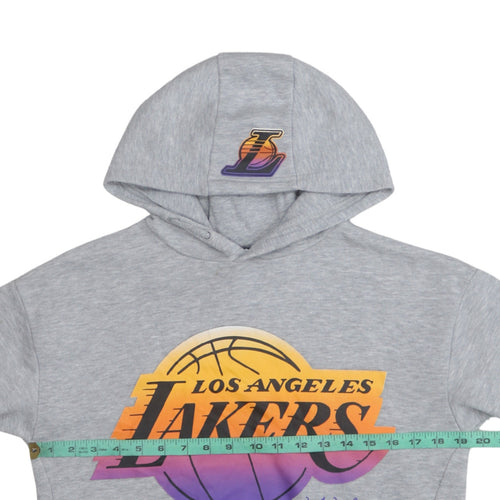 NBA Los Angeles Lakers Boys Grey Pullover Hoodie 11-12 Years Graphic Print
