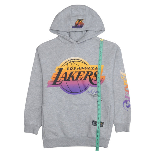 NBA Los Angeles Lakers Boys Grey Pullover Hoodie 11-12 Years Graphic Print