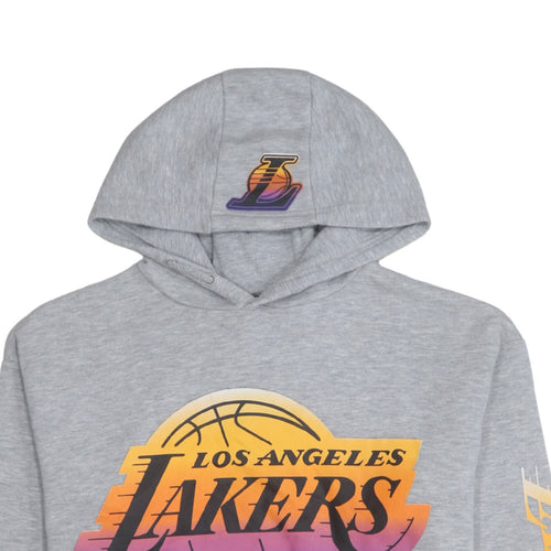 NBA Los Angeles Lakers Boys Grey Pullover Hoodie 11-12 Years Graphic Print