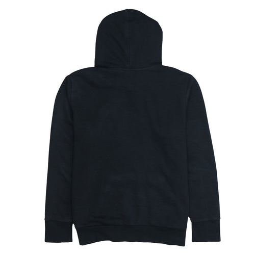 Puma Women's Black Pullover Hoodie Size L Cotton Blend Logo Design