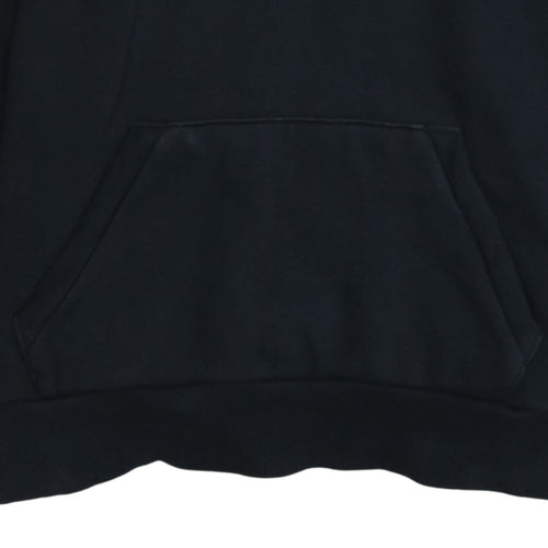 Puma Women's Black Pullover Hoodie Size L Cotton Blend Logo Design