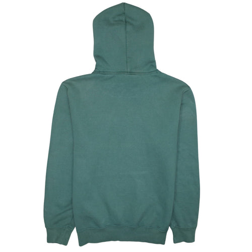 Champion Men's Green Pullover Hoodie Small Embroidered Logo Fleece