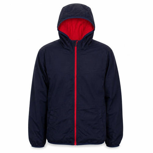 Jack & Jones Men's Blue Hooded Windbreaker Jacket Size M