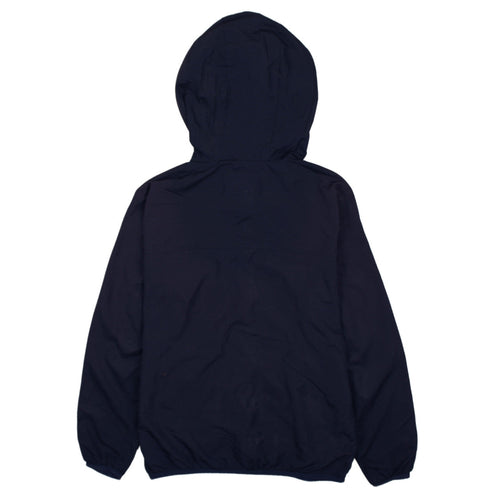 Jack & Jones Men's Blue Hooded Windbreaker Jacket Size M