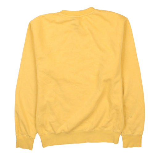 Nike Men's Yellow XS Pullover Crew Neck Fleece Sweatshirt