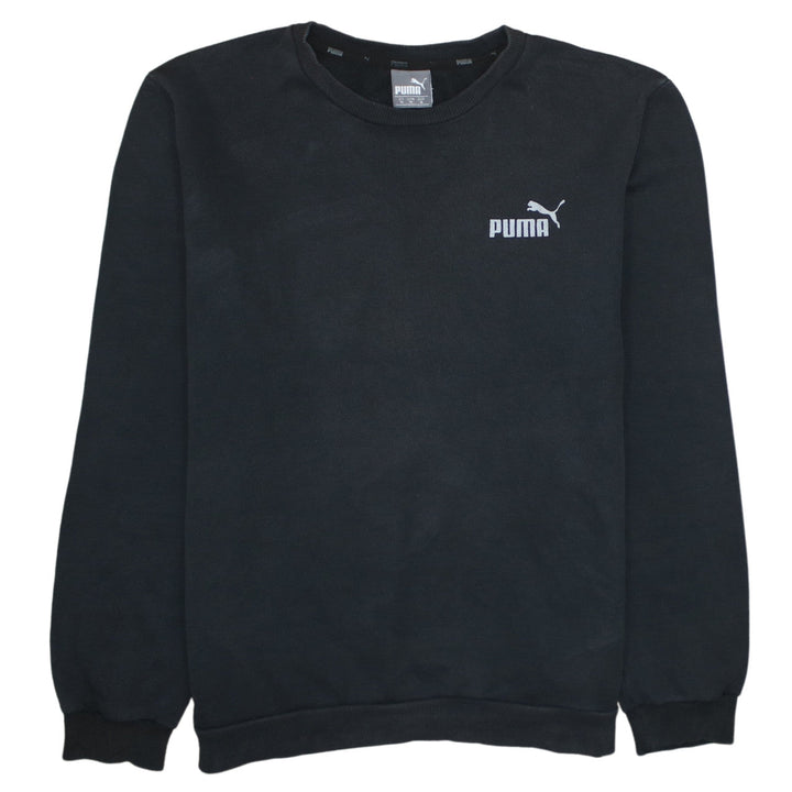 Puma Men’s Black Crew Neck Pullover Sweatshirt Size M