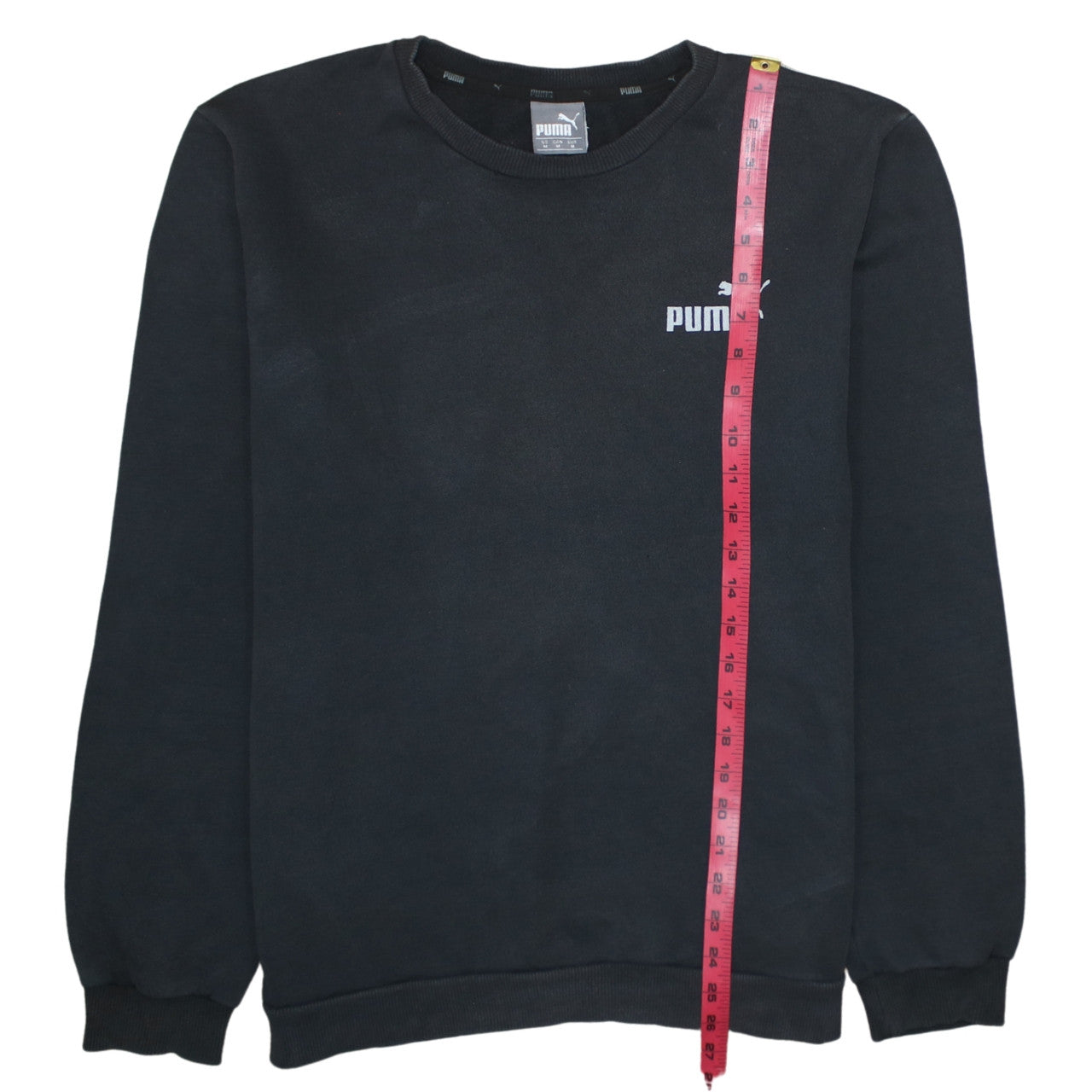 Puma Men’s Black Crew Neck Pullover Sweatshirt Size M
