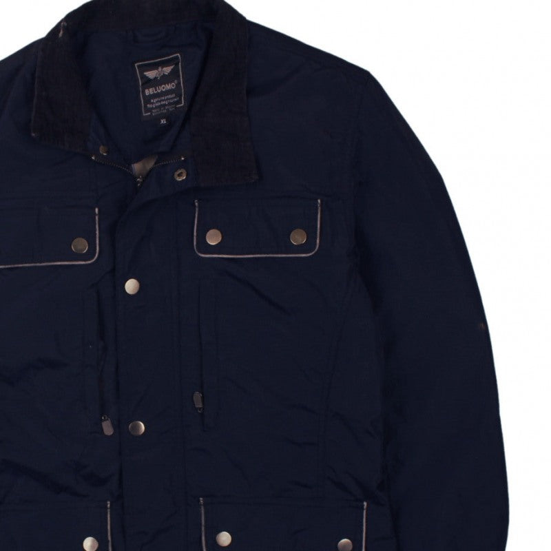 Additional view of Beluomo Men's Navy Jacket XL – Casual Expedition Style Outerwear