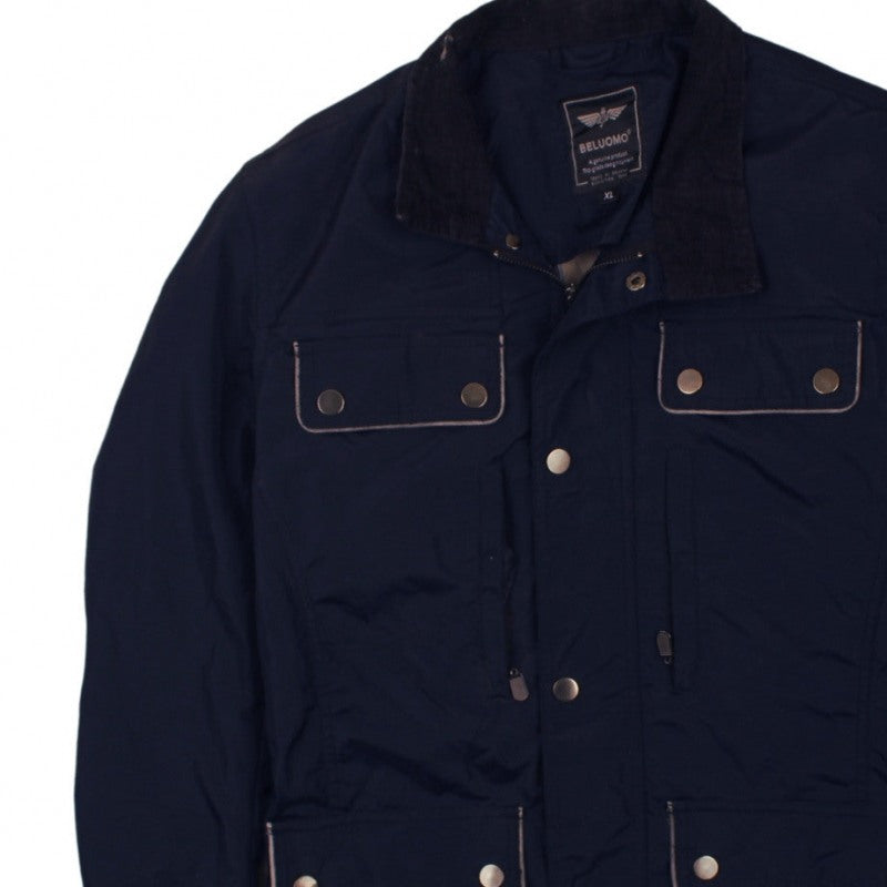 Additional view of Beluomo Men's Navy Jacket XL – Casual Expedition Style Outerwear