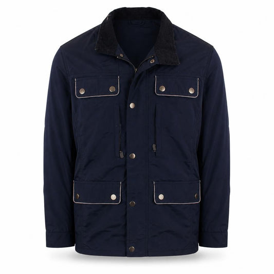 Beluomo Men's Navy Jacket XL – Casual Expedition Style Outerwear