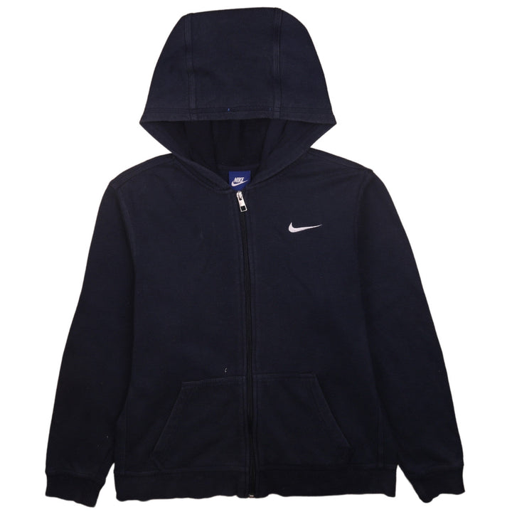Nike Boys Black Full Zip Hoodie XL 13-15 Years Hooded Sweatshirt
