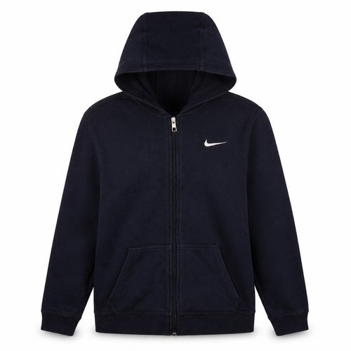 Nike Boys Black Full Zip Hoodie XL 13-15 Years Hooded Sweatshirt