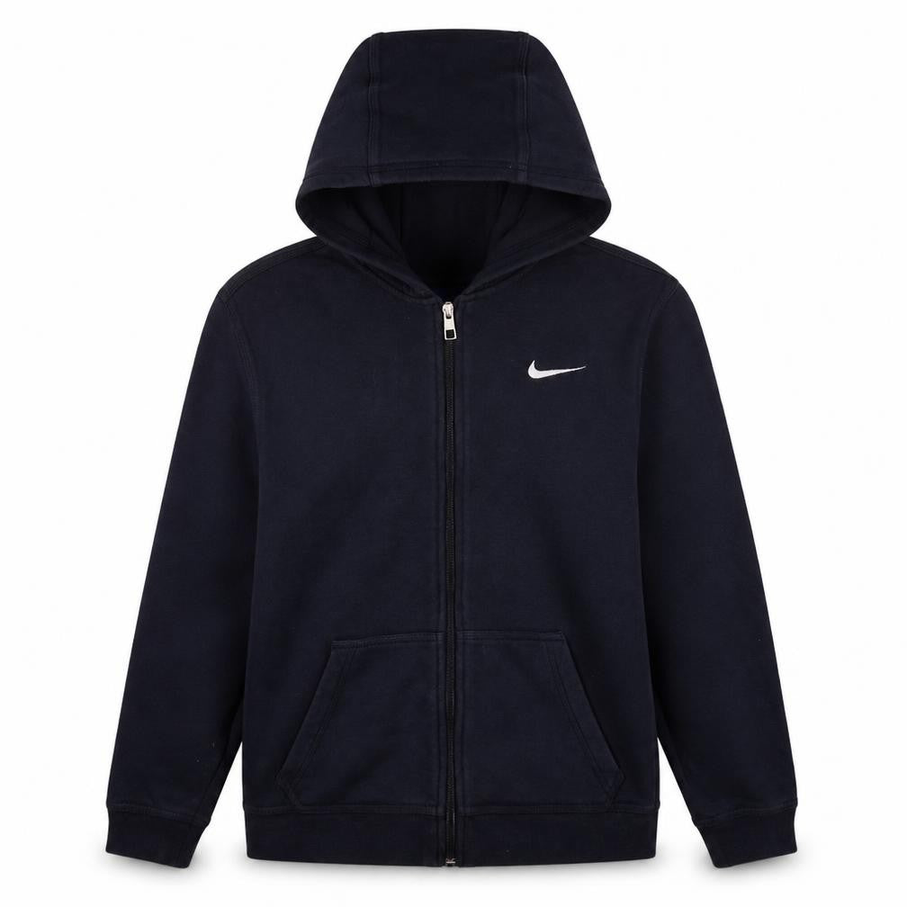 Nike Boys Black Full Zip Hoodie XL 13-15 Years Hooded Sweatshirt