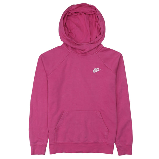 Nike Women’s Pink Pullover Hoodie Medium Cotton Blend Casual