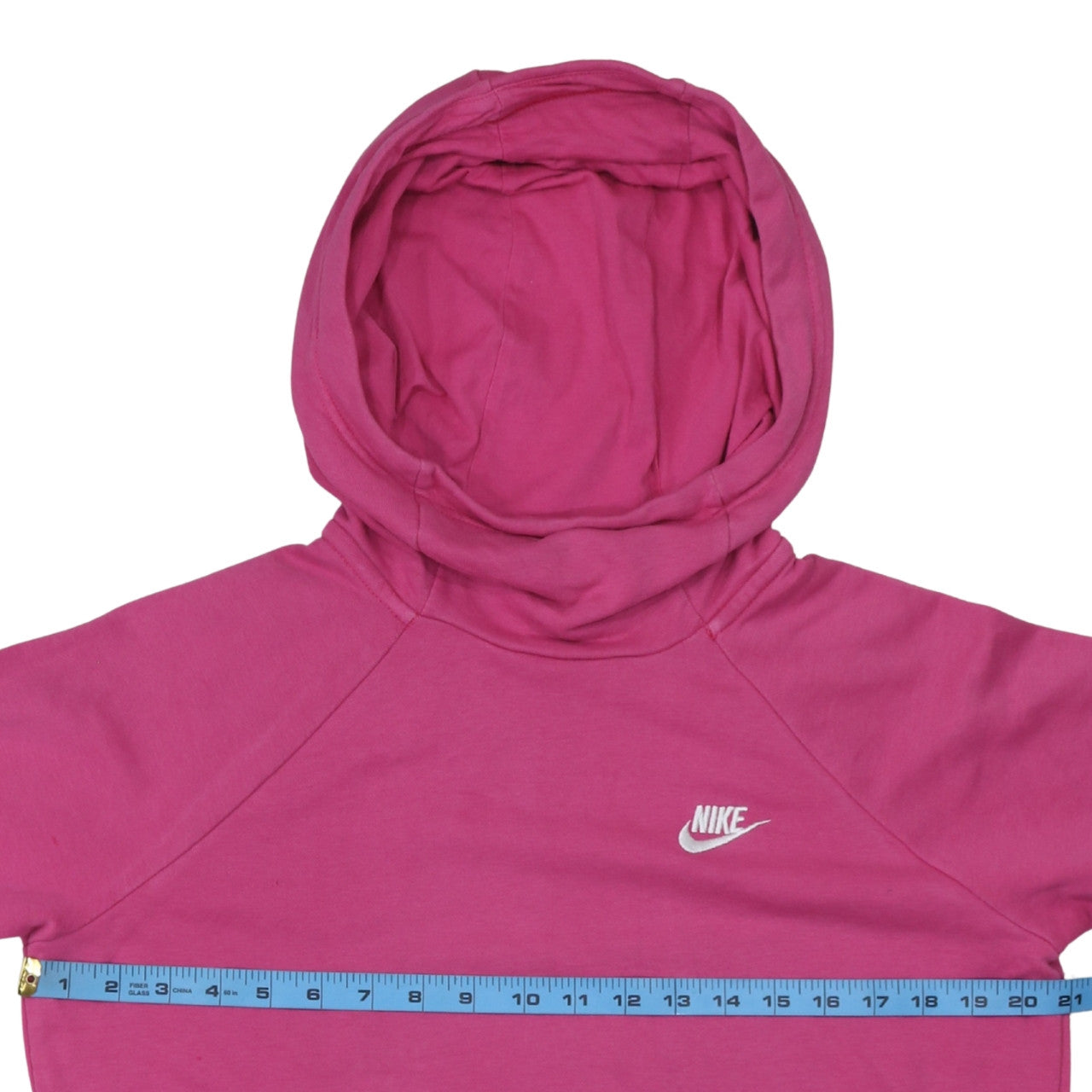 Nike Women’s Pink Pullover Hoodie Medium Cotton Blend Casual