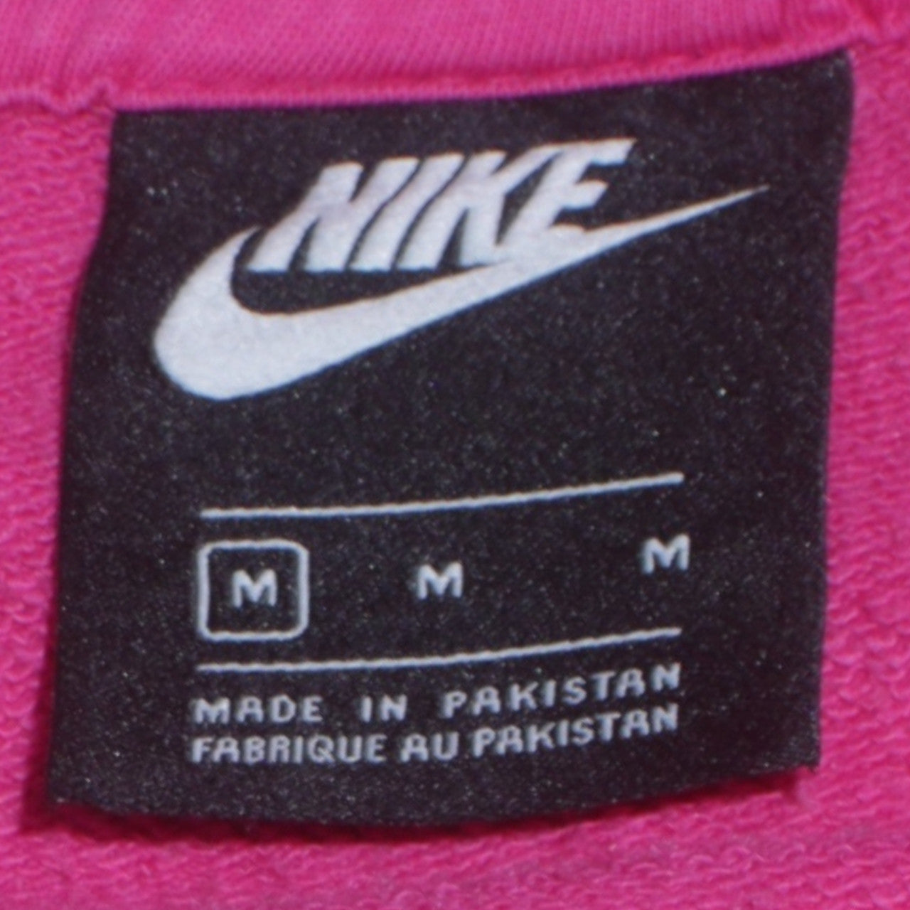 Nike Women’s Pink Pullover Hoodie Medium Cotton Blend Casual