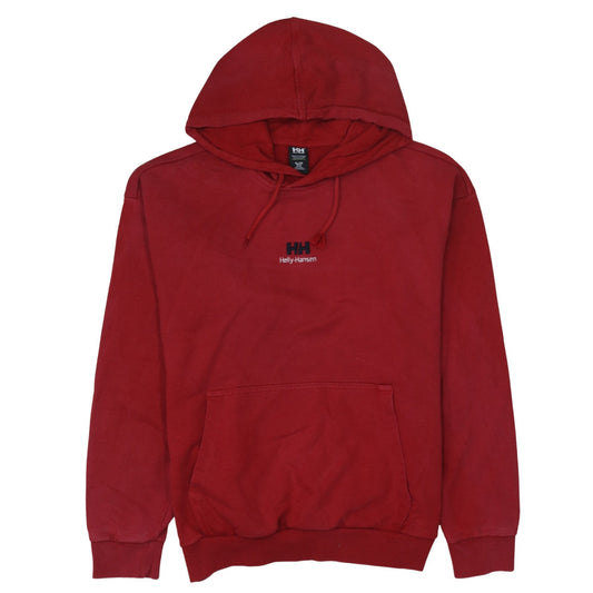 Helly Hansen Men's Red Pullover Hoodie XL Regular Cotton