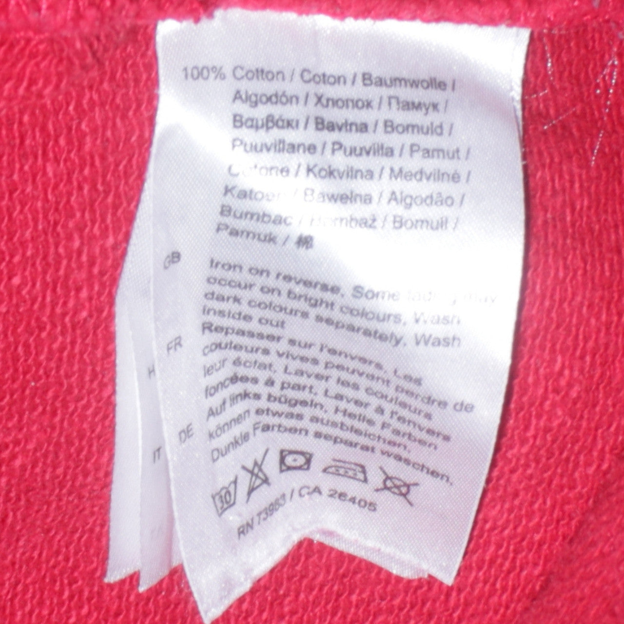 Helly Hansen Men's Red Pullover Hoodie XL Regular Cotton