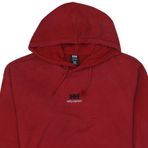 Helly Hansen Men's Red Pullover Hoodie XL Regular Cotton