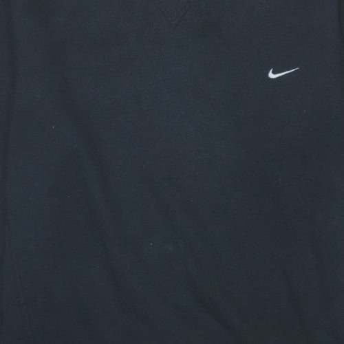 Nike Men's Black Crew Neck Pullover Sweatshirt Size S