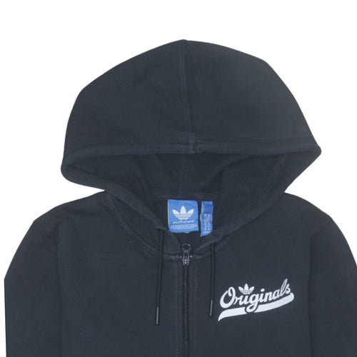 Adidas Originals Men's Black XS Full Zip Hoodie