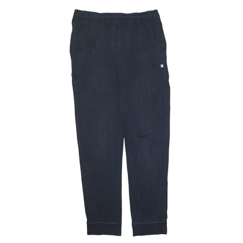 Champion Men's Black Jogger Trousers Medium Cotton Blend