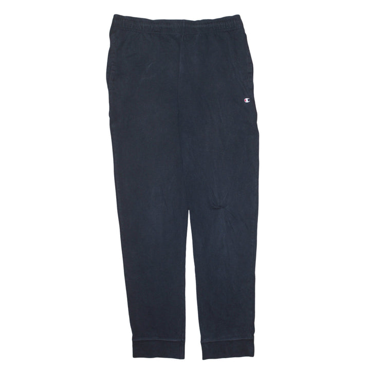 Champion Men's Black Jogger Trousers Medium Cotton Blend