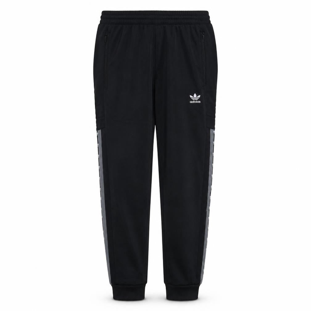 Front view of Adidas Men's Black Joggers Medium Casual Tapered Sweatpants