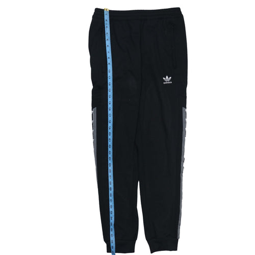 Adidas Men's Black Joggers Medium Casual Tapered Sweatpants
