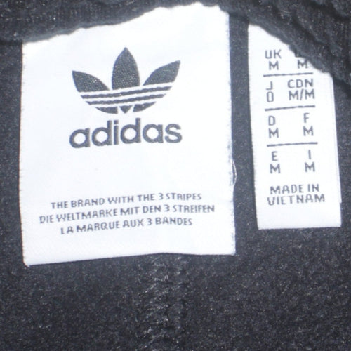 Adidas Men's Black Joggers Medium Casual Tapered Sweatpants