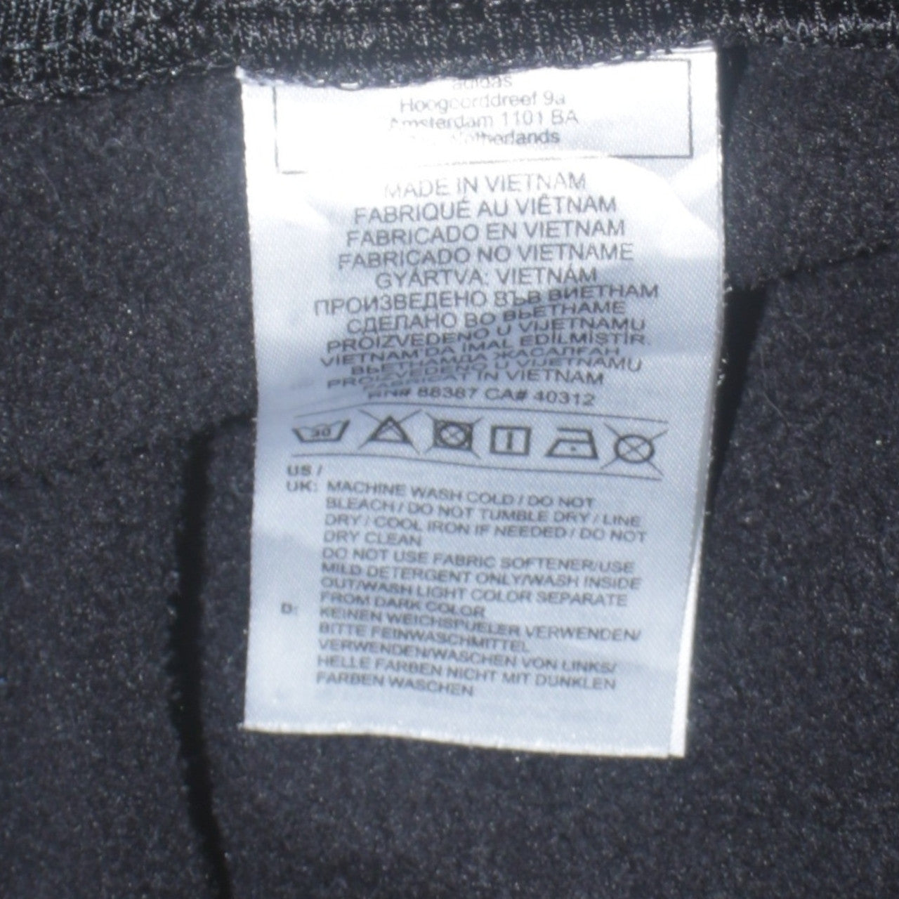 Adidas Men's Black Joggers Medium Casual Tapered Sweatpants