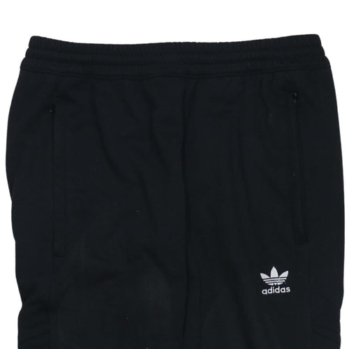 Adidas Men's Black Joggers Medium Casual Tapered Sweatpants