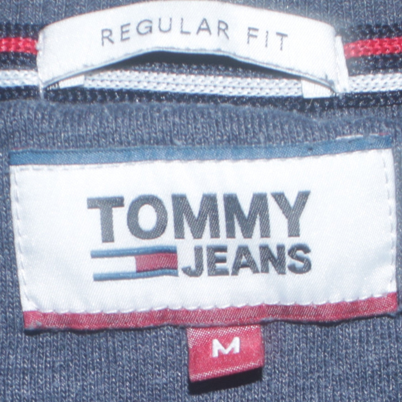 Tommy Jeans Men's Blue Regular Fit Crew Neck Sweatshirt M