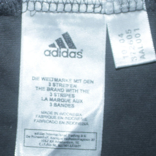 Adidas Men's Grey 2XL Crew Neck Colourblock Sports T-Shirt
