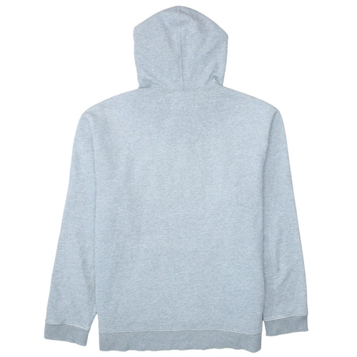 GAP Womens Grey Pullover Hoodie L Hooded Logo Casual Sweatshirt