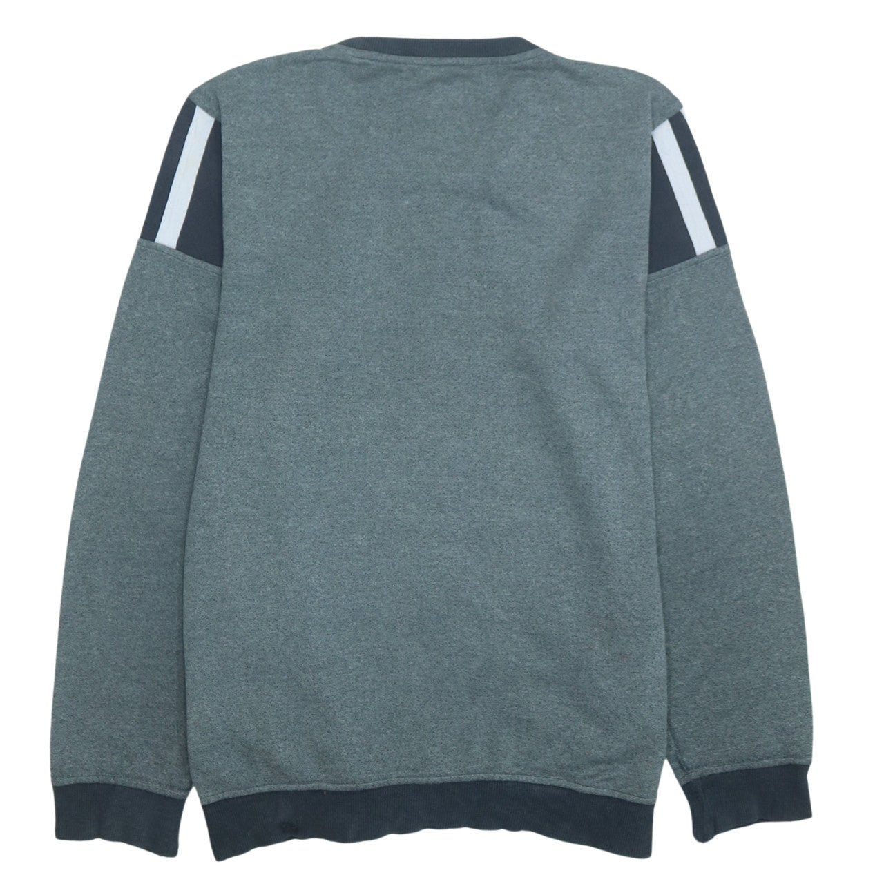 Adidas Men’s Grey Regular Fit Crew Neck Sweatshirt Size M