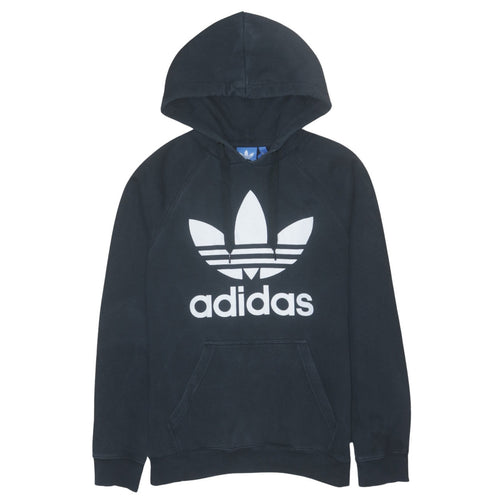 Adidas Men's Black Pullover Hoodie Small Hooded Sweatshirt Logo