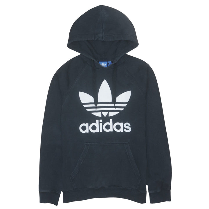 Adidas Men's Black Pullover Hoodie Small Hooded Sweatshirt Logo