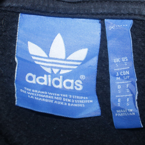 Adidas Men's Black Pullover Hoodie Small Hooded Sweatshirt Logo