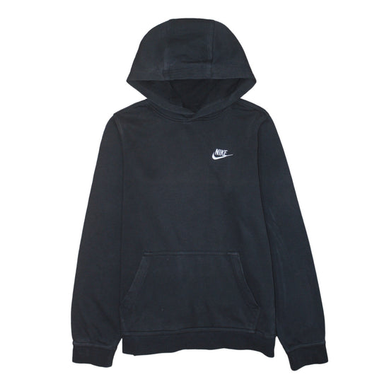 Nike Boys Black Pullover Hoodie XL 158-170cm Standard Fit Cotton Blend