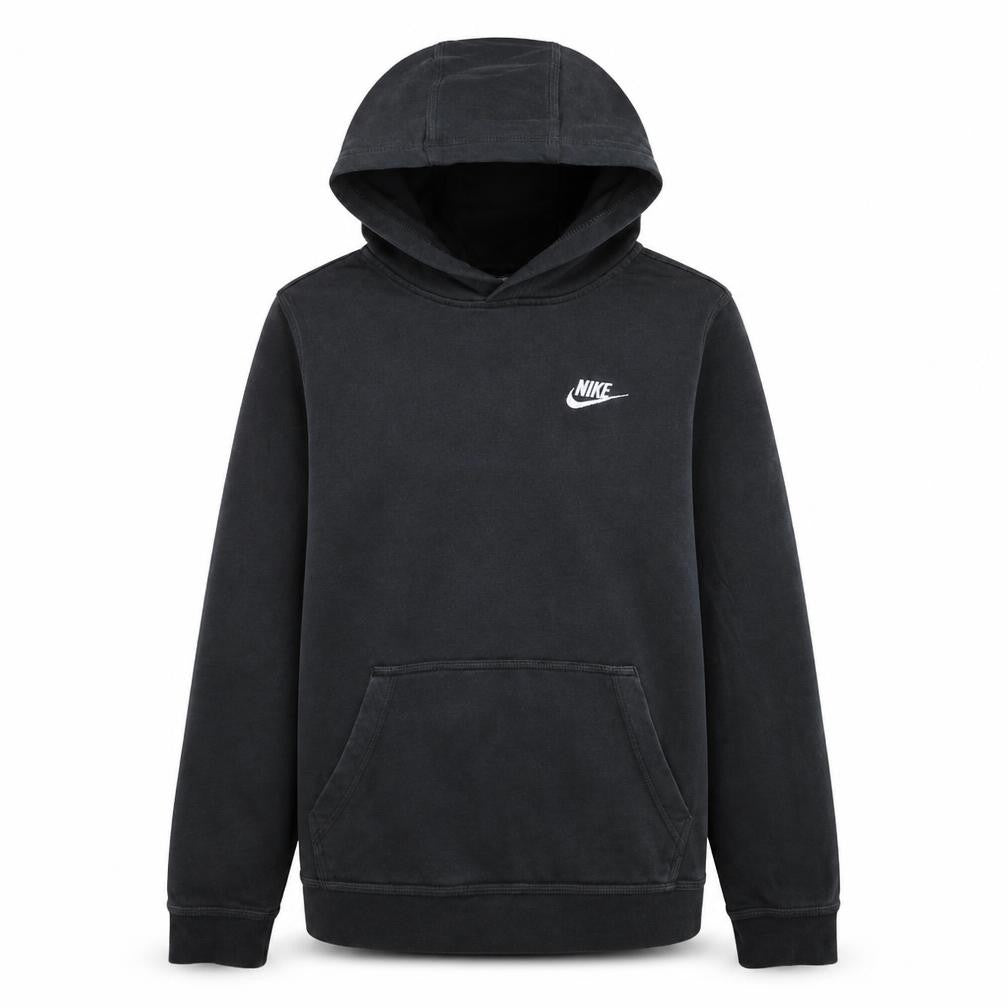 Nike Boys Black Pullover Hoodie XL 158-170cm Standard Fit Cotton Blend