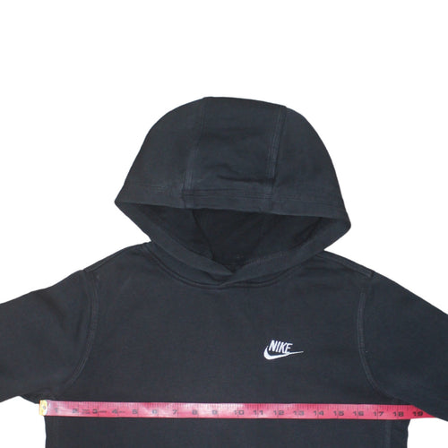 Nike Boys Black Pullover Hoodie XL 158-170cm Standard Fit Cotton Blend