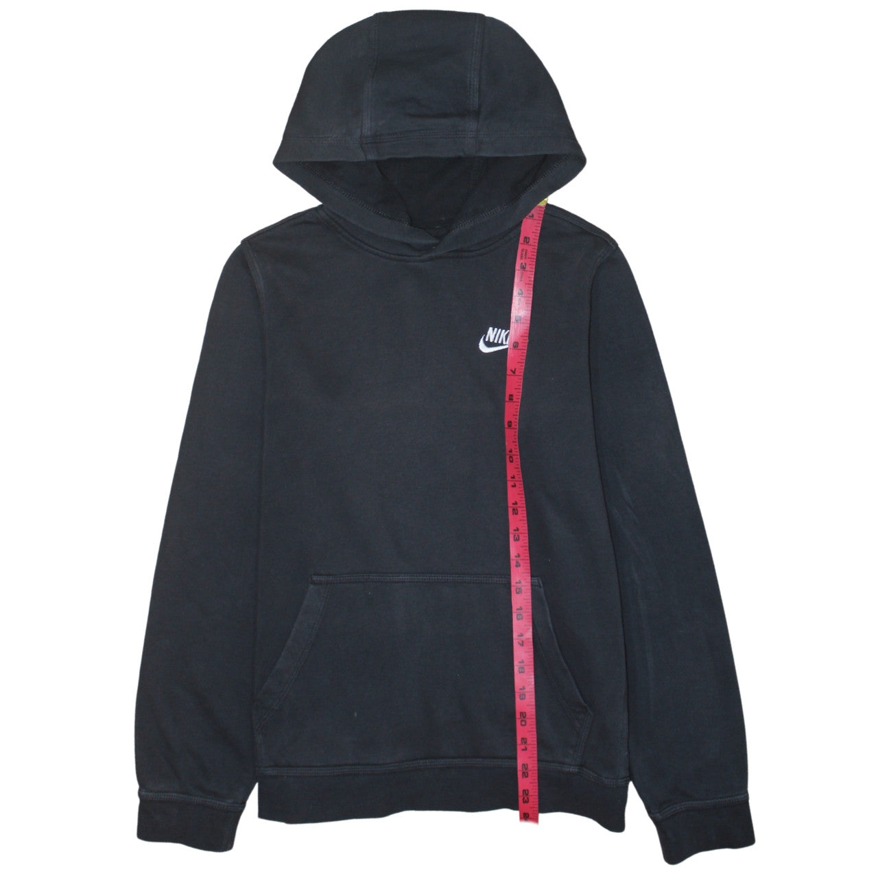 Nike Boys Black Pullover Hoodie XL 158-170cm Standard Fit Cotton Blend