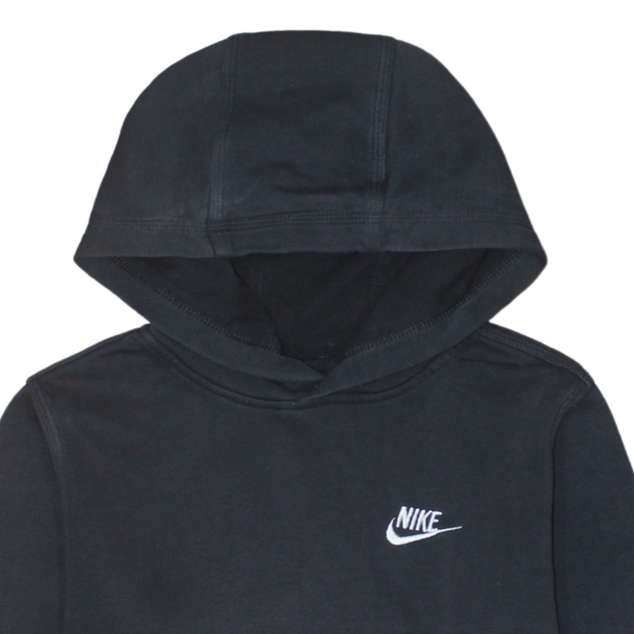 Nike Boys Black Pullover Hoodie XL 158-170cm Standard Fit Cotton Blend